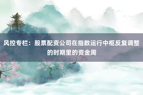 风控专栏：股票配资公司在指数运行中枢反复调整的时期里的资金周